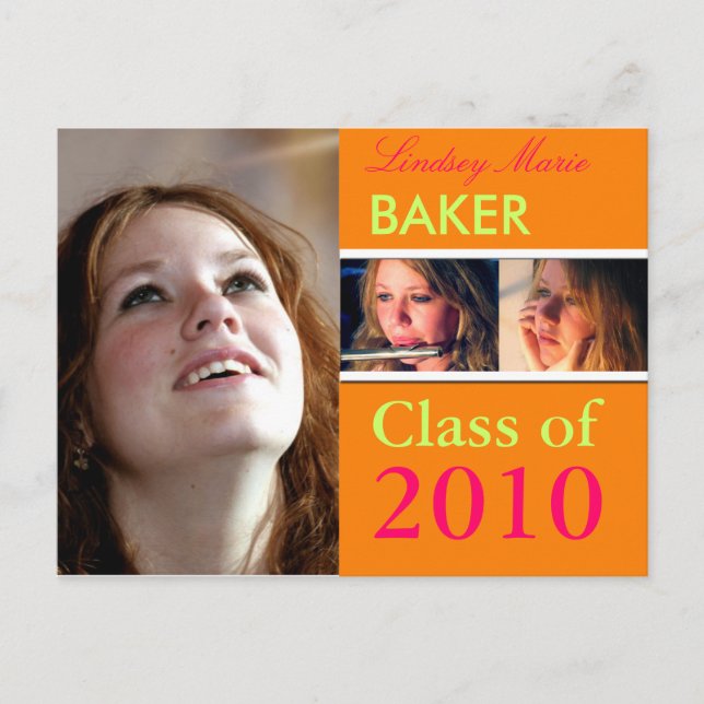 Class of 2010 Graduation, photos postcards (Front)