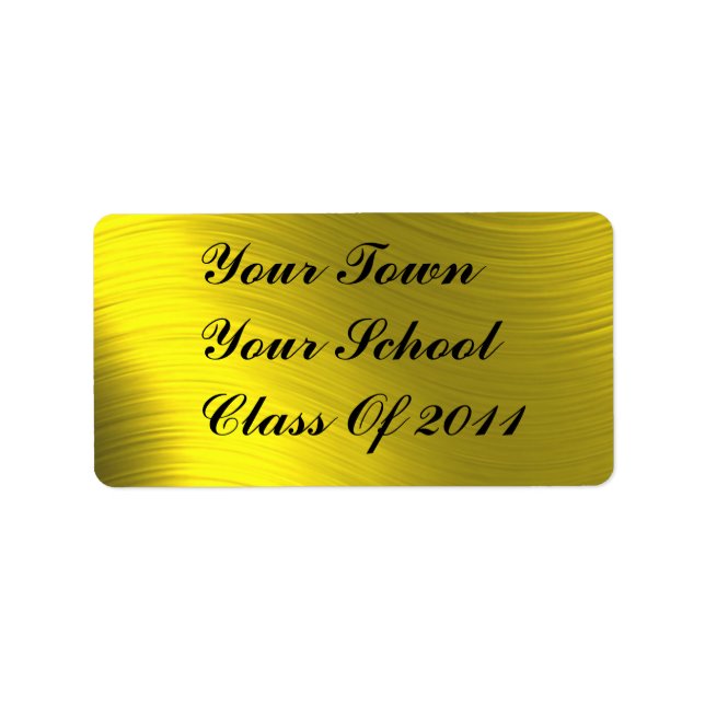 CLASS OF 2011-ADDRESS LABEL (Front)
