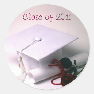 Class of 2011 classic round sticker