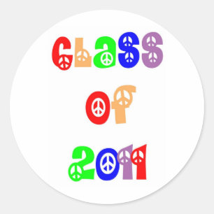 Class of 2011 classic round sticker