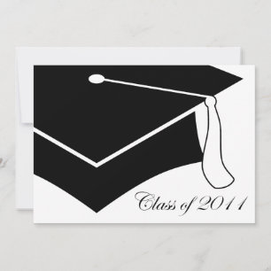 class of 2011 graduation cap invitation