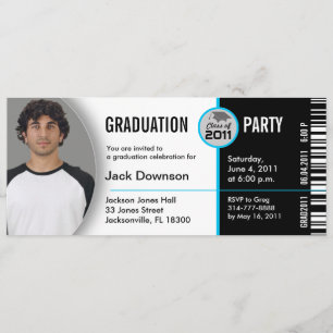 Class of 2011 Graduation Invitation TKT313 Ticket