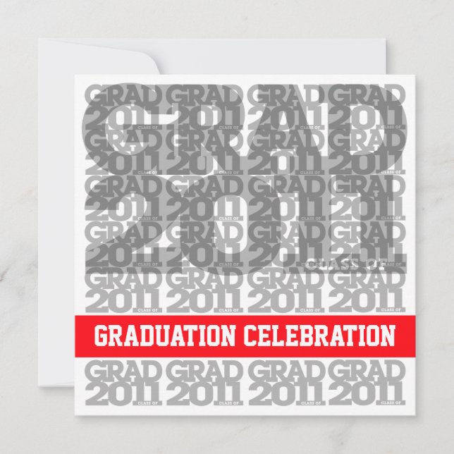 Class Of 2011 Graduation Party Invitation 03A (Front)