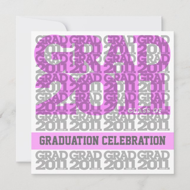 Class Of 2011 Graduation Party Invitation 03B (Front)