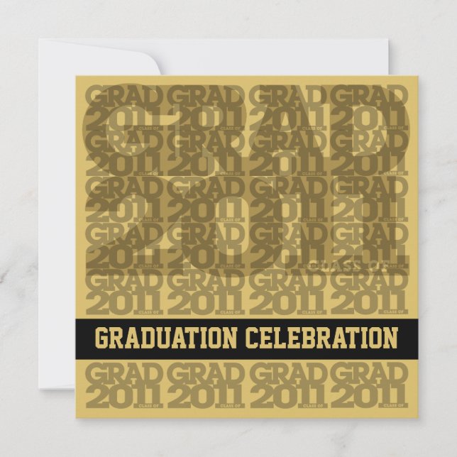 Class Of 2011 Graduation Party Invitation 03E (Front)