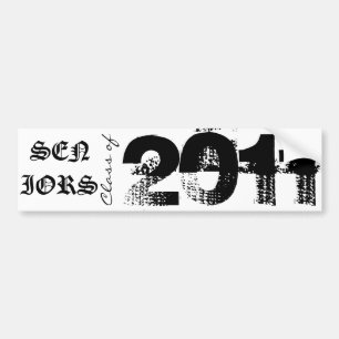 Class of, 2011, SENIORS Bumper Sticker
