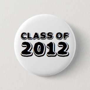 class of 2012 6 cm round badge