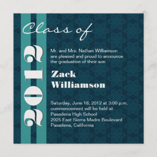 Class of 2012 Blue and Aqua Change to Any Year Announcement