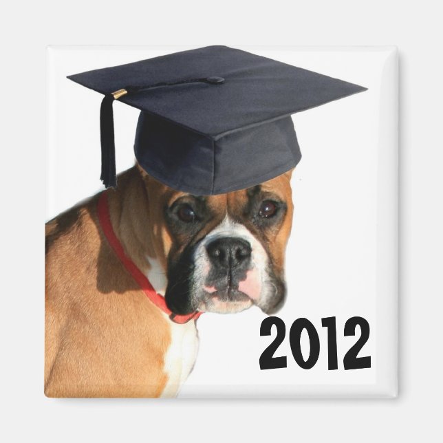 Class of 2012 Boxer graduate magnet (Front)