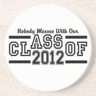 CLASS OF 2012 coaster, customisable Coaster