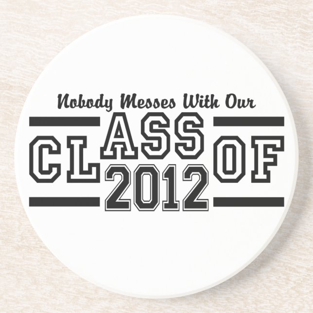 CLASS OF 2012 coaster, customisable Coaster (Front)