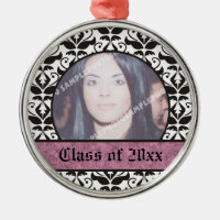 Class of 2012 Grad Graduation damask photo
