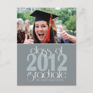 Class of 2012 Graduation Announcement Postcard