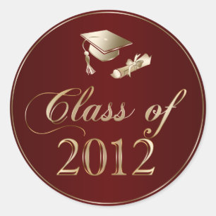 Class of 2012 Graduation Cap & Diploma Seals