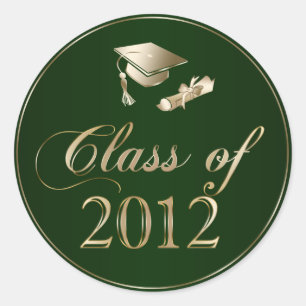 Class of 2012 Graduation Cap & Diploma Seals