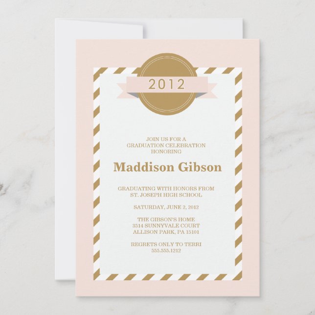 Class of 2012 - Graduation Celebration Invitation (Front)