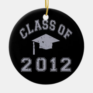 Class Of 2012 Graduation - Grey 2 Ceramic Ornament