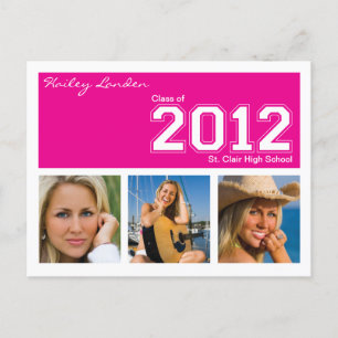 Class of 2012 Graduation Invitation Postcard