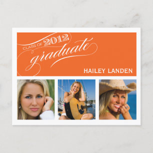 Class of 2012 Graduation Invitation Postcard