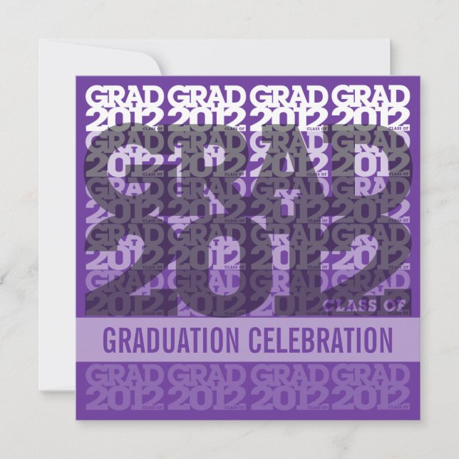 Class Of 2012 Graduation Party Invitation 12PPS (Front)