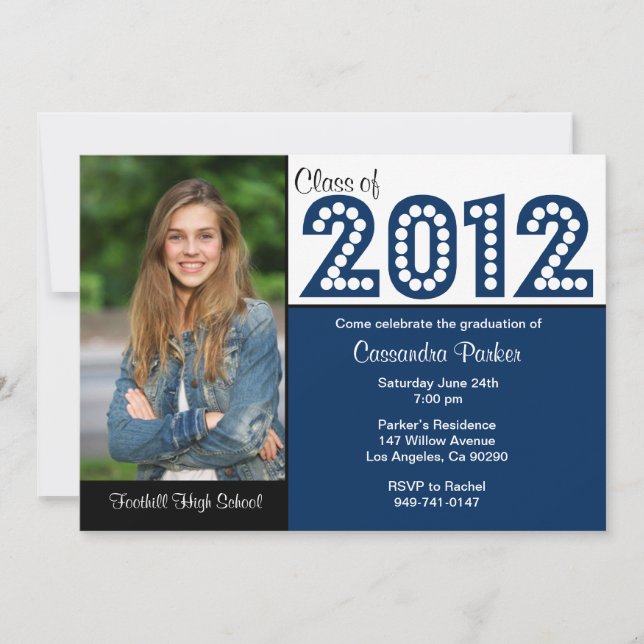 Class of 2012 Graduation SCROLL DOWN for 2013 Invitation (Front)