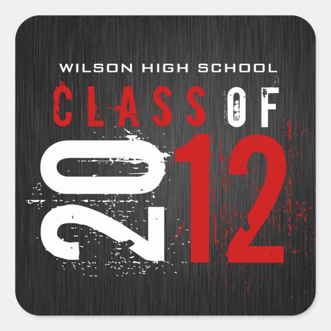 Class of 2012 Graduation Stickers (Front)