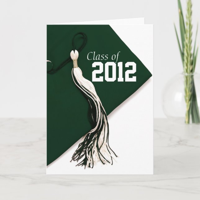 Class of 2012 Green Graduation Card (Front)