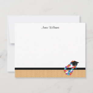 Class of 2012 Lei Graduation Thank You Note Card