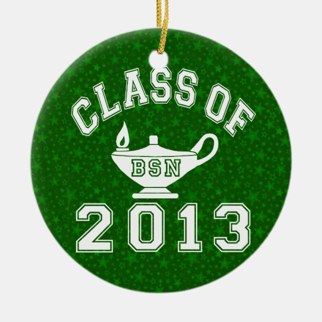 Class Of 2013 BSN Ceramic Tree Decoration (Front)