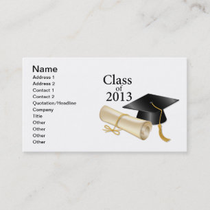 Class of 2013 calling card
