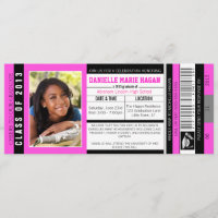 Class of 2013 Graduation VIP Admission Ticket