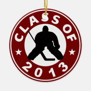 Class Of 2013 Hockey Goalie Ceramic Ornament