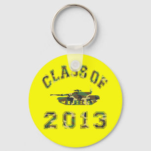 Class Of 2013 Military School - Camo 2 Key Ring