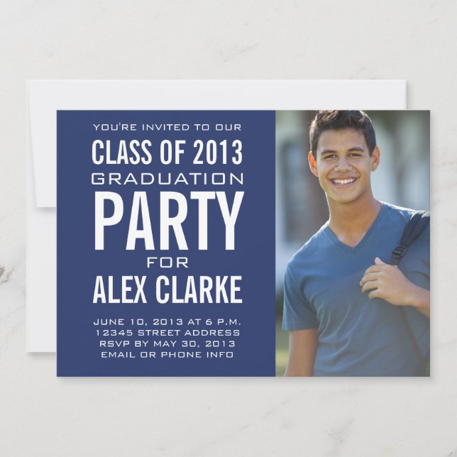 CLASS OF 2013 PARTY INVITATION PHOTO (Front)