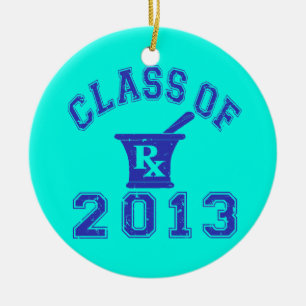 Class Of 2013 Pharmacist Ceramic Tree Decoration