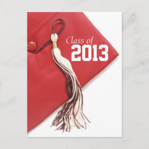 Class of 2013 Red Cap Graduation Postcard