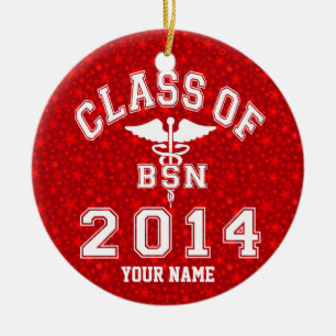 Class Of 2014 BSN Ceramic Ornament