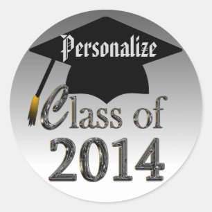 Class Of 2014 Graduation Stickers Seals