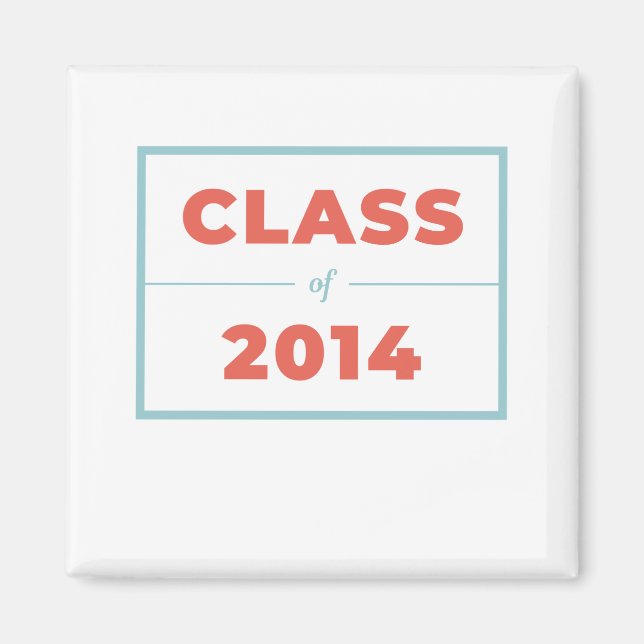 Class of 2014 magnet (Front)
