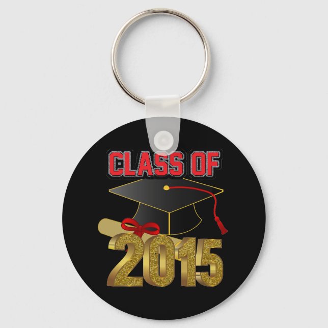 Class of 2015 2.25" Basic Button Keychain (Front)