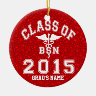 Class Of 2015 BSN Ceramic Ornament