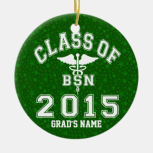Class Of 2015 BSN Ceramic Tree Decoration