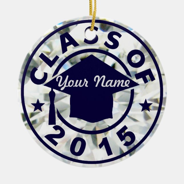 Class Of 2015 Ceramic Tree Decoration (Front)