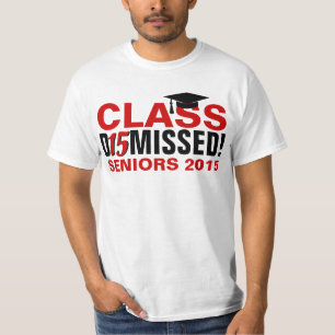 Class of 2015 Dismissed Red/Light Graduation T-Shirt