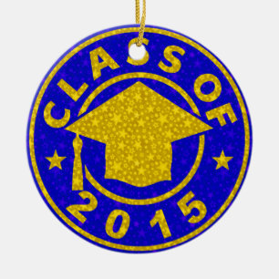 Class Of 2015 Graduation Ceramic Ornament