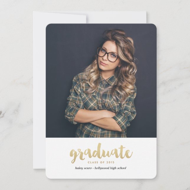 CLASS OF 2015 GRADUATION Graduation Announcement (Front)