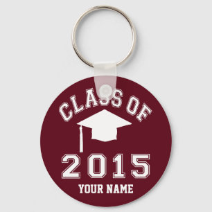 Class Of 2015 Graduation Key Ring