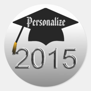 Class Of 2015 Graduation Stickers Seals