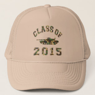 Class Of 2015 Military School - Camo 2 Trucker Hat