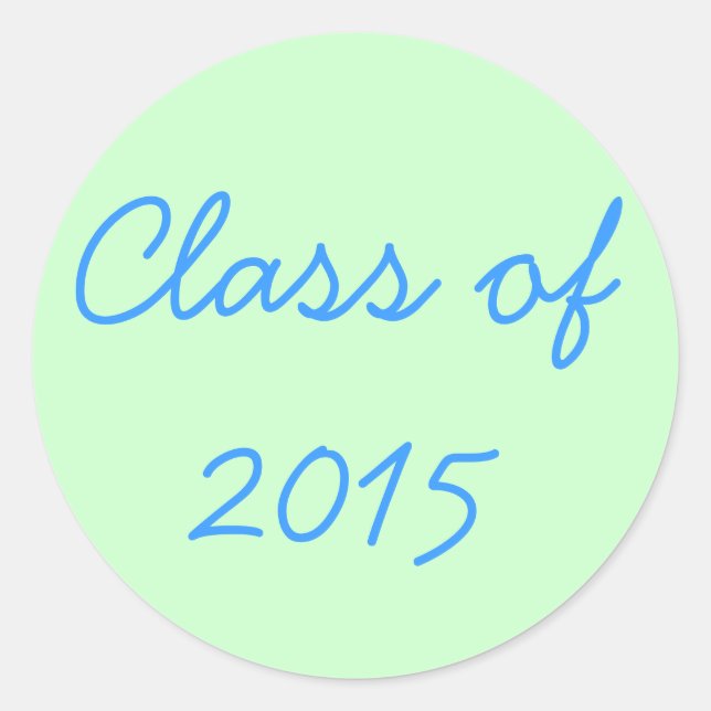 Class of 2015 Stickers (Front)